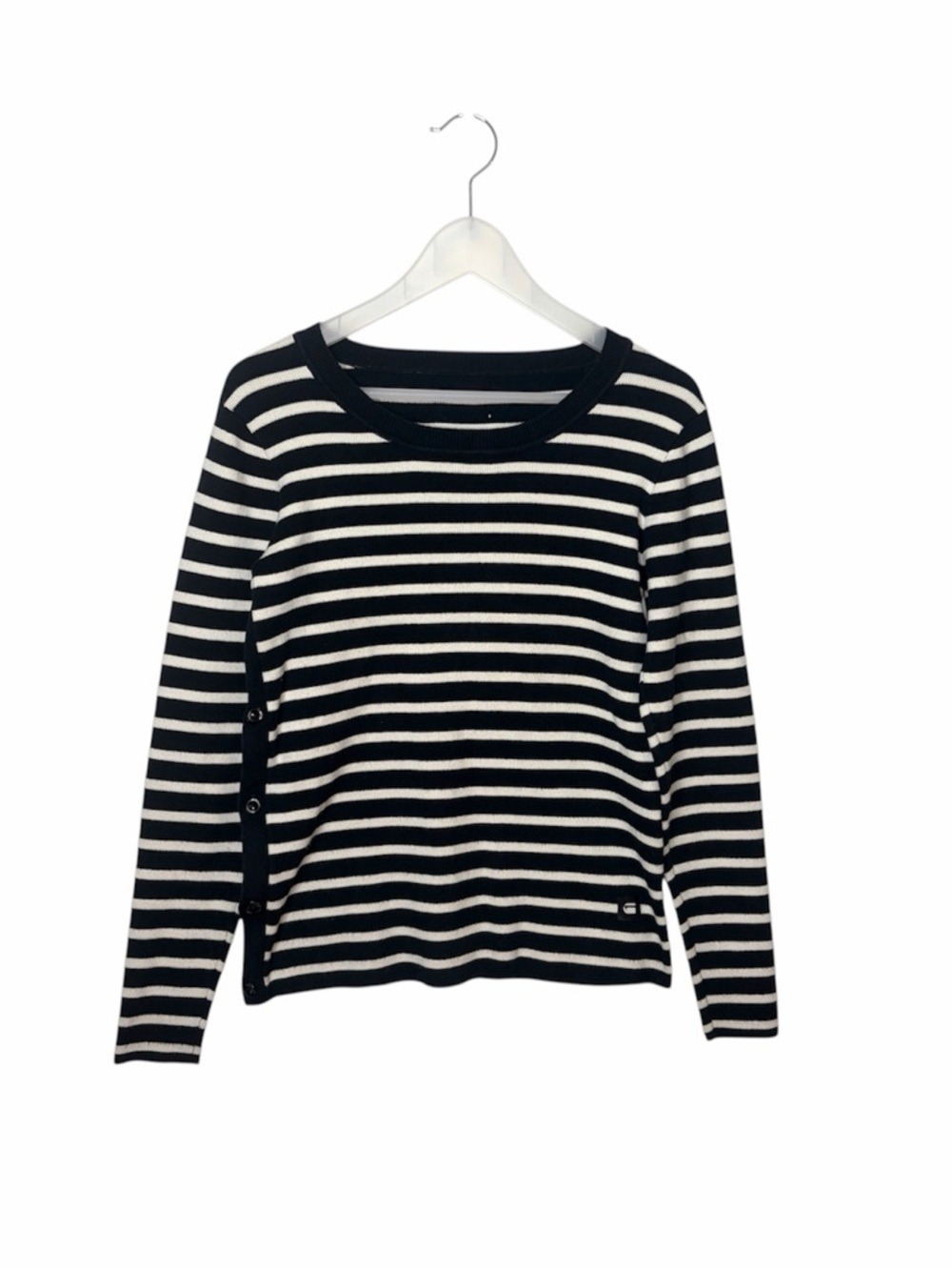 G-Star RAW Iria Stripe R Knit Sweater Organic Cotton Slim Size Large